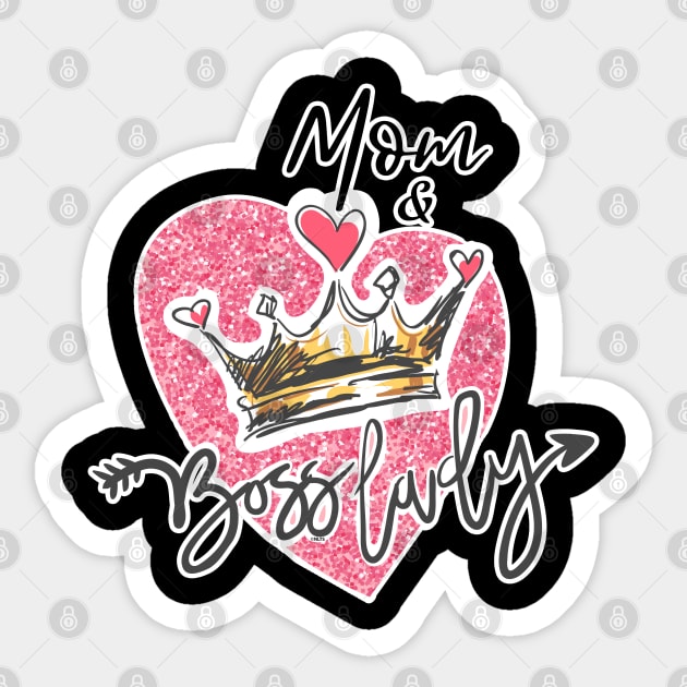 Mom Boss Lady Sticker by creative